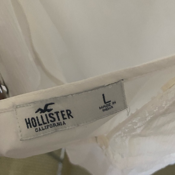 White mesh with cami attached summer top - Picture 5 of 6